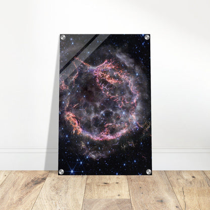 NASA - Poster - Acrylic - 31. Cassiopeia A (NIRCam Image) - James Webb Space Telescope Acrylic Print TP Aviation Art 