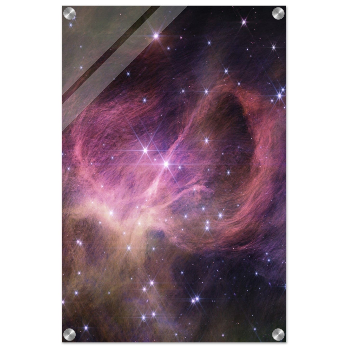 NASA - Poster - Acrylic - 32. IC 348 (NIRCam Image) - James Webb Space Telescope Acrylic Print TP Aviation Art 40x60 cm / 16x24″ 