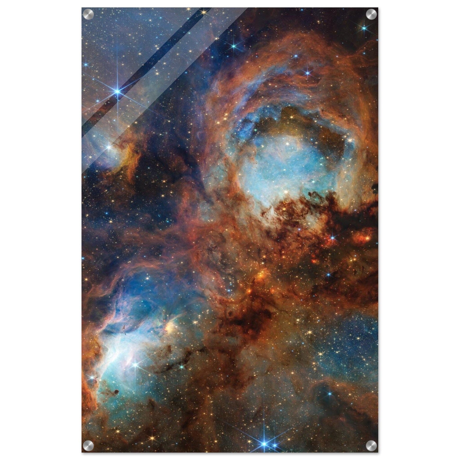 NASA - Poster - Acrylic - 39. Cat's Paw Nebula (NIRCam Image) - James Webb Space Telescope - Acrylic Print Acrylic Print TP Aviation Art 60x90 cm / 24x36″ 