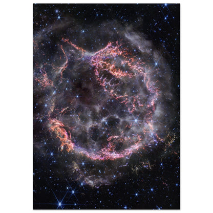 NASA - Poster - Aluminum - 31. Cassiopeia A (NIRCam Image) - James Webb Space Telescope Aluminum Print TP Aviation Art 50x70 cm / 20x28″ 