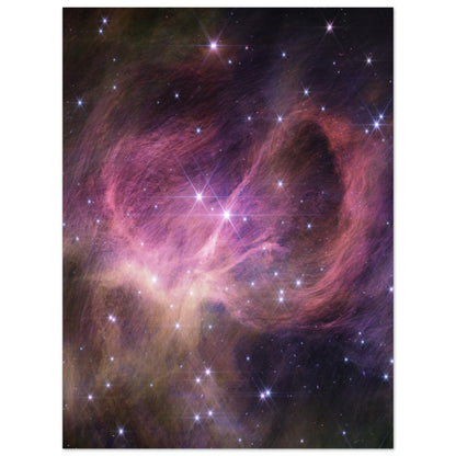 NASA - Poster - Aluminum - 32. IC 348 (NIRCam Image) - James Webb Space Telescope Aluminum Print TP Aviation Art 45x60 cm / 18x24″ 