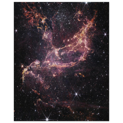 NASA - Poster - Aluminum - 33. Protoplanetary Disks in NGC 346 (NIRCam Image) - James Webb Space Telescope Aluminum Print TP Aviation Art 40x50 cm / 16x20″ 