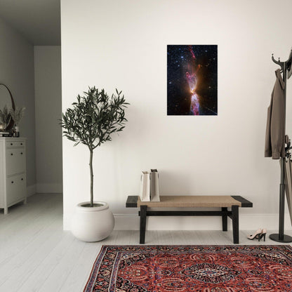 NASA - Poster - Aluminum - 34. Actively Forming Star System Lynds 483 (NIRCam Image) - James Webb Space Telescope Aluminum Print TP Aviation Art 