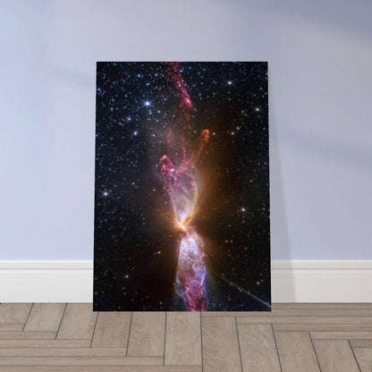 NASA - Poster - Aluminum - 34. Actively Forming Star System Lynds 483 (NIRCam Image) - James Webb Space Telescope Aluminum Print TP Aviation Art 