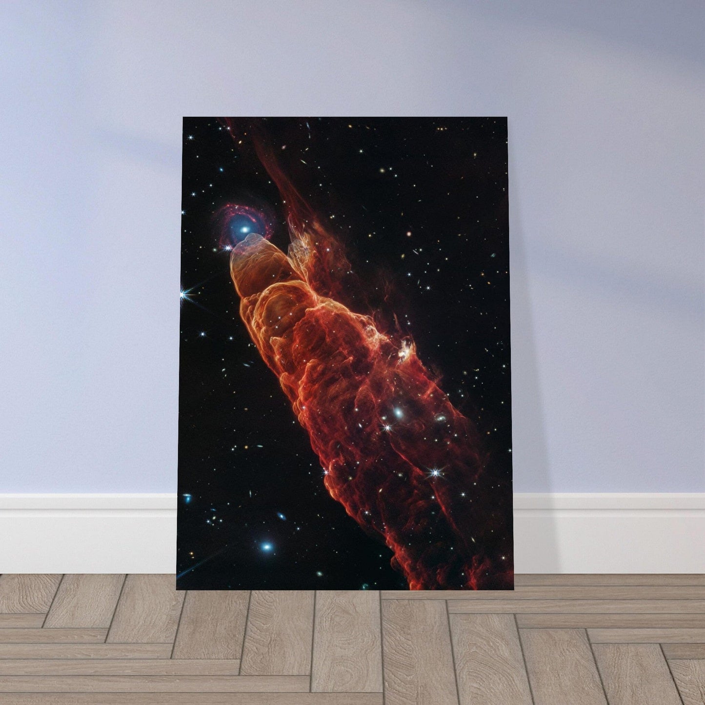 NASA - Poster - Aluminum - 35. Herbig-Haro 49/50 (NIRCam and MIRI Image) - James Webb Space Telescope Aluminum Print TP Aviation Art 