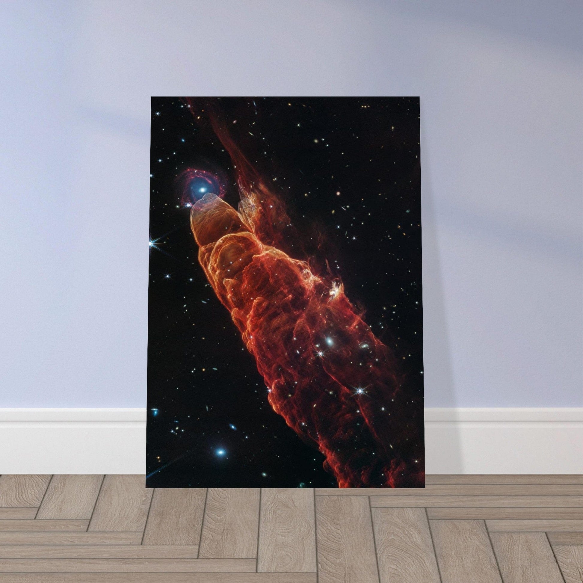 NASA - Poster - Aluminum - 35. Herbig-Haro 49/50 (NIRCam and MIRI Image) - James Webb Space Telescope Aluminum Print TP Aviation Art 
