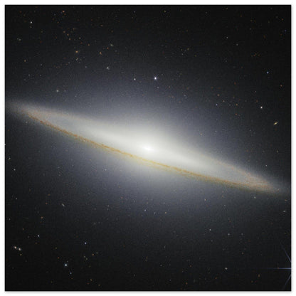 NASA - Poster - Aluminum - 36. Sombrero Galaxy (NIRCam) - James Webb Space Telescope Aluminum Print TP Aviation Art 50x50 cm / 20x20″ 