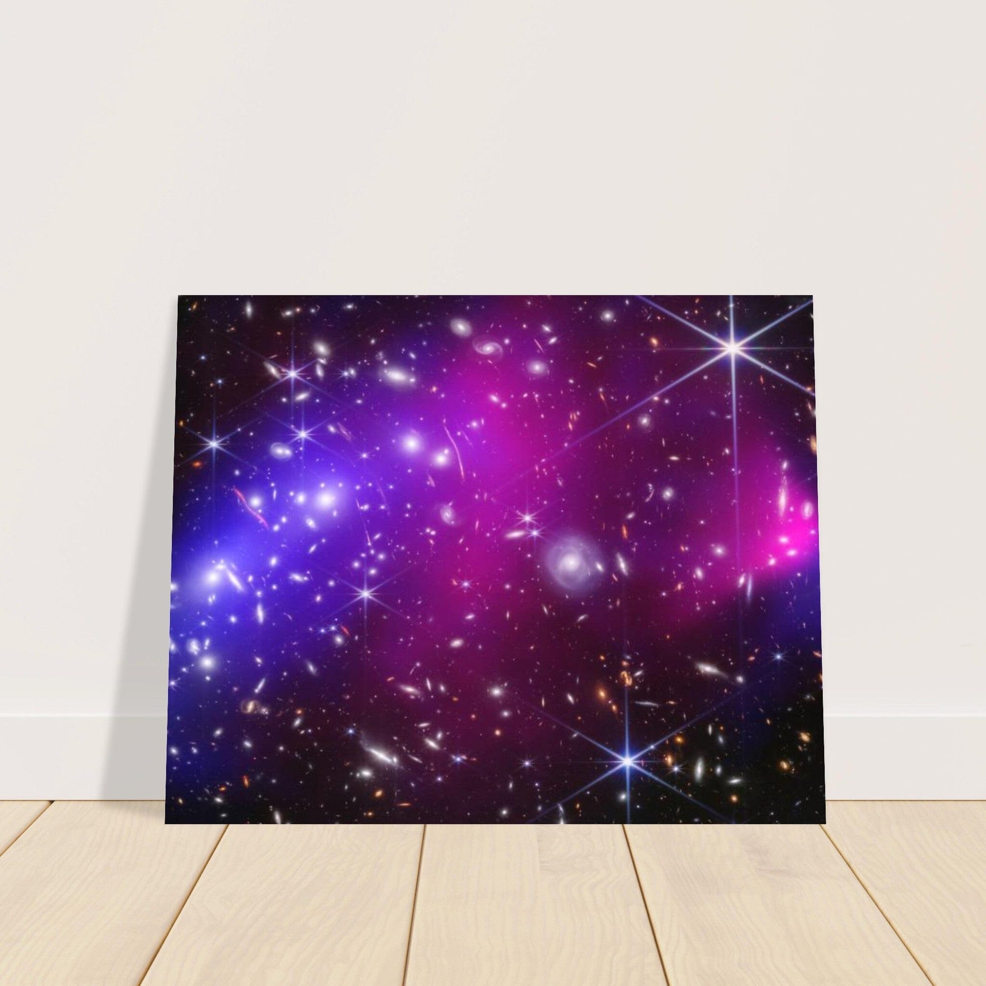 NASA - Poster - Aluminum - 38. Bullet Cluster (Webb and Chandra Image) - James Webb Space Telescope Aluminum Print TP Aviation Art 