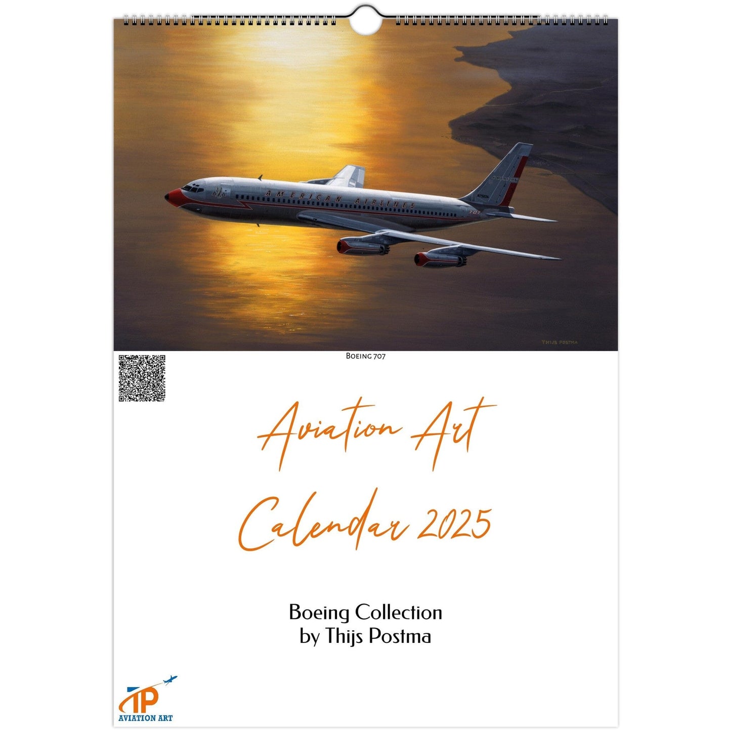 Thijs Postma - Aviation Art Calendar 2025 - Boeing Collection Calendar TP Aviation Art 