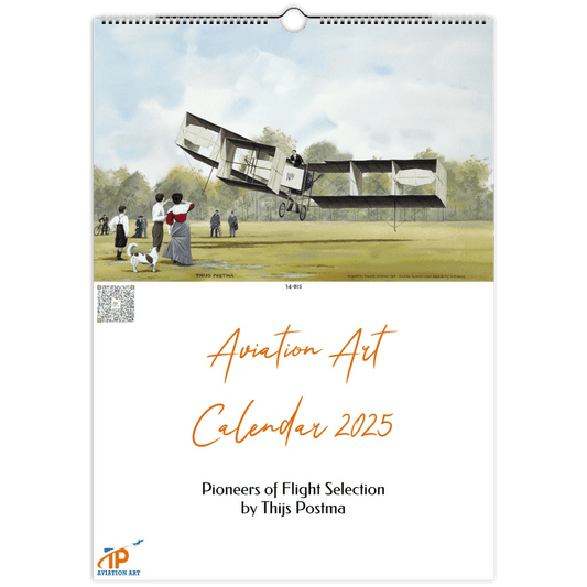 Thijs Postma - Aviation Art Calendar 2025 - Pioneers Of Flight Selection Calendar TP Aviation Art 