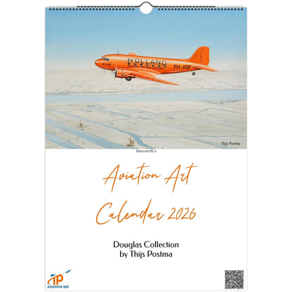 Thijs Postma - Aviation Art Calendar 2026 - Douglas Collection Calendar TP Aviation Art 