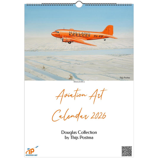 Thijs Postma - Aviation Art Calendar 2026 - Douglas Collection Calendar TP Aviation Art 