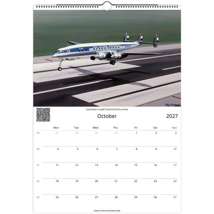 Thijs Postma - Aviation Art Calendar 2027 - Constellation Collection Calendar TP Aviation Art 
