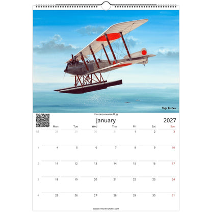 Thijs Postma - Aviation Art Calendar 2027 - Dutch Naval Air Service (MLD) Collection Calendar TP Aviation Art 