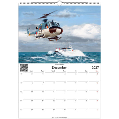 Thijs Postma - Aviation Art Calendar 2027 - Dutch Naval Air Service (MLD) Collection Calendar TP Aviation Art 