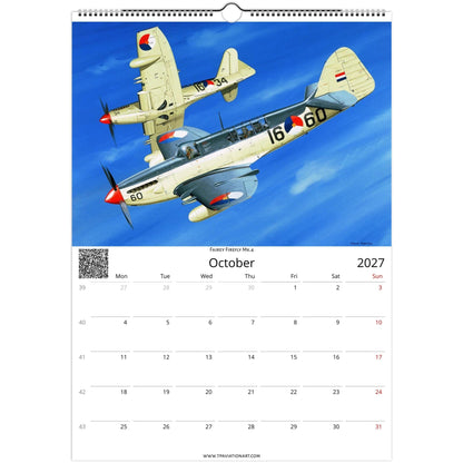 Thijs Postma - Aviation Art Calendar 2027 - Dutch Naval Air Service (MLD) Collection Calendar TP Aviation Art 