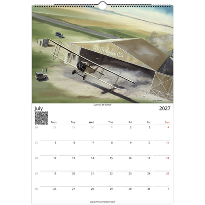 Thijs Postma - Aviation Art Calendar 2027 - Pioneers Of Flight Selection Calendar TP Aviation Art 