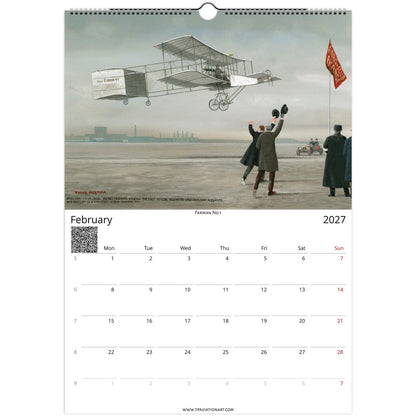 Thijs Postma - Aviation Art Calendar 2027 - Pioneers Of Flight Selection Calendar TP Aviation Art 