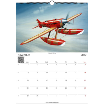 Thijs Postma - Aviation Art Calendar 2027 - Pioneers Of Flight Selection Calendar TP Aviation Art 