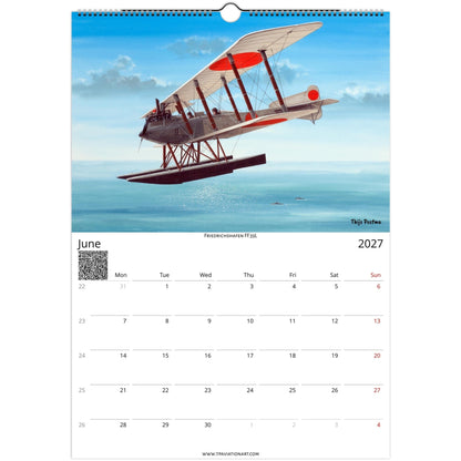 Thijs Postma - Aviation Art Calendar 2027 - Pioneers Of Flight Selection Calendar TP Aviation Art 