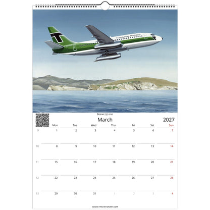 Thijs Postma - Aviation Art Calender 2027 - Transavia Collection Calendar TP Aviation Art 