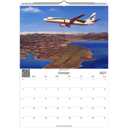 Thijs Postma - Aviation Art Calender 2027 - Transavia Collection Calendar TP Aviation Art 
