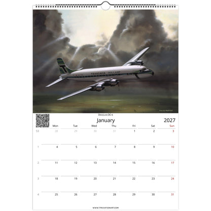 Thijs Postma - Aviation Art Calender 2027 - Transavia Collection Calendar TP Aviation Art 