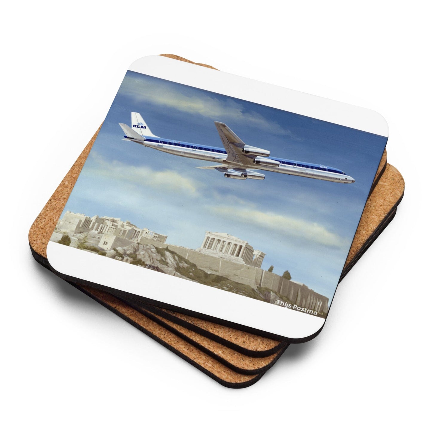 Thijs Postma - Coaster - 1967 Douglas DC-8-63 Acropolis Coasters TP Aviation Art 