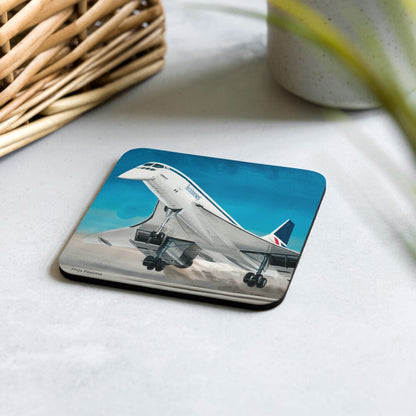 Thijs Postma - Coaster - Aerospatiale-BAe Concorde Taking Off Coasters TP Aviation Art 