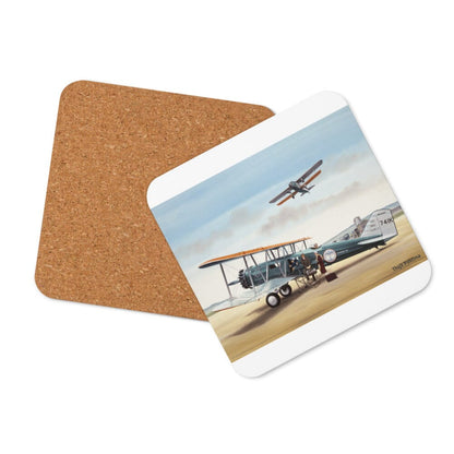 Thijs Postma - Coaster - Boeing 40 Getting Aboard Coasters TP Aviation Art 