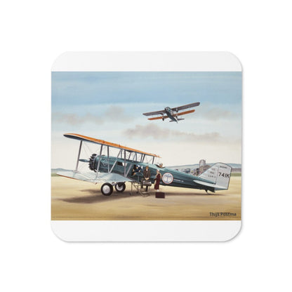 Thijs Postma - Coaster - Boeing 40 Getting Aboard Coasters TP Aviation Art 
