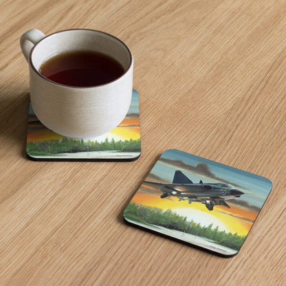 Thijs Postma - Coaster - SAAB J-35 Draken Coasters TP Aviation Art 
