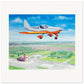 Thijs Postma - Poster - Aero AT-3 Over Lelystad PH-EVB Poster Only TP Aviation Art 70x70 cm / 28x28″ 