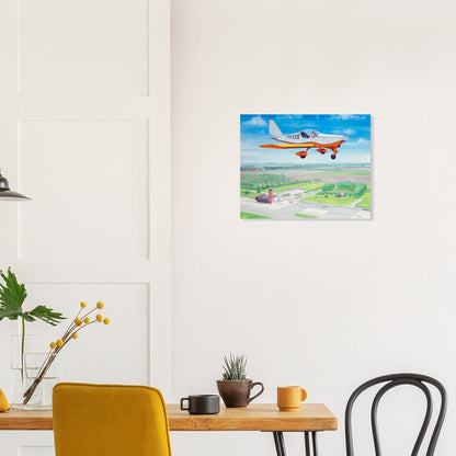 Thijs Postma - Poster - Aero AT-3 Over Lelystad PH-EVB Poster Only TP Aviation Art 