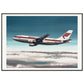 Thijs Postma - Poster - Airbus A310 Martinair - Metal Frame Poster - Metal Frame TP Aviation Art 70x100 cm / 28x40″ 