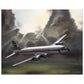 Thijs Postma - Poster - Aluminum - Douglas DC-6 Transavia Open Skies Aluminum Print TP Aviation Art 40x50 cm / 16x20″ 