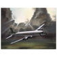 Thijs Postma - Poster - Aluminum - Douglas DC-6 Transavia Open Skies Aluminum Print TP Aviation Art 45x60 cm / 18x24″ 