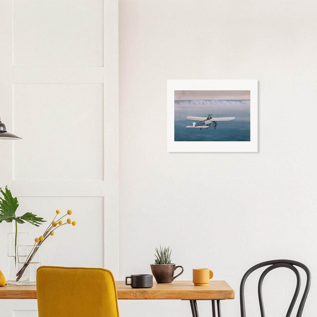 Thijs Postma - Poster - Blériot XI Over English Channel Poster Only TP Aviation Art 