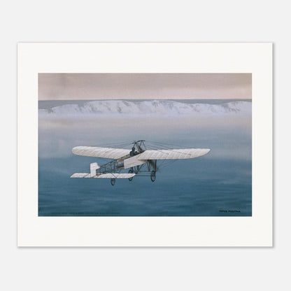 Thijs Postma - Poster - Blériot XI Over English Channel Poster Only TP Aviation Art 40x50 cm / 16x20″ 