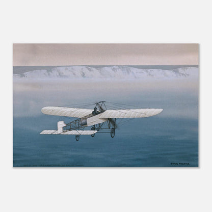 Thijs Postma - Poster - Blériot XI Over English Channel Poster Only TP Aviation Art 40x60 cm / 16x24″ 