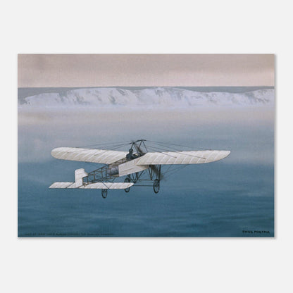 Thijs Postma - Poster - Blériot XI Over English Channel Poster Only TP Aviation Art 50x70 cm / 20x28″ 