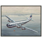 Thijs Postma - Poster - Boeing 377 Stratocruiser In The Far East - Metal Frame Poster - Metal Frame TP Aviation Art 45x60 cm / 18x24″ 