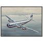 Thijs Postma - Poster - Boeing 377 Stratocruiser In The Far East - Metal Frame Poster - Metal Frame TP Aviation Art 50x70 cm / 20x28″ 