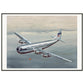 Thijs Postma - Poster - Boeing 377 Stratocruiser In The Far East - Metal Frame Poster - Metal Frame TP Aviation Art 70x100 cm / 28x40″ 