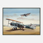 Thijs Postma - Poster - Boeing 40 Getting Aboard - Metal Frame Poster - Metal Frame TP Aviation Art 50x70 cm / 20x28″ 