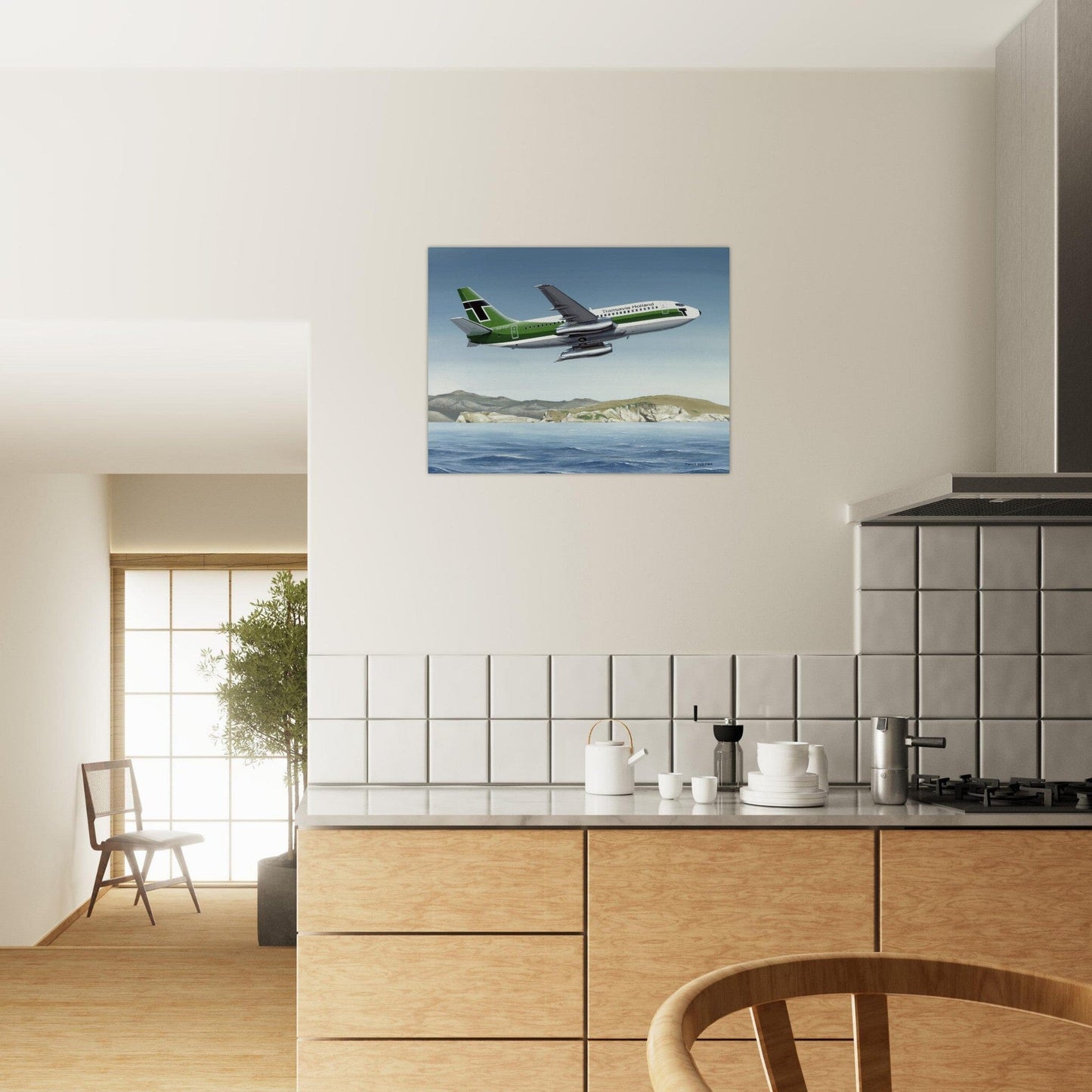 Thijs Postma - Poster - Boeing 737-200 Transavia Türkiye Poster Only TP Aviation Art 