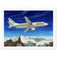 Thijs Postma - Poster - Boeing 737-300 Transavia Over Alps PH-HVN Poster Only TP Aviation Art 60x80 cm / 24x32″ 