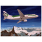 Thijs Postma - Poster - Boeing 737-300 Transavia Over Alps Poster Only TP Aviation Art 45x60 cm / 18x24″ 