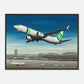 Thijs Postma - Poster - Boeing 737-800 Transavia Orly - Metal Frame Poster - Metal Frame TP Aviation Art 45x60 cm / 18x24″ 