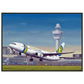 Thijs Postma - Poster - Boeing 737-800 Transavia Schiphol Airport - Metal Frame Poster - Metal Frame TP Aviation Art 50x70 cm / 20x28″ 